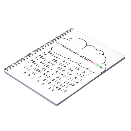 You can never have too many booleans! (Updated) Notitieboek (Linkerzijde)