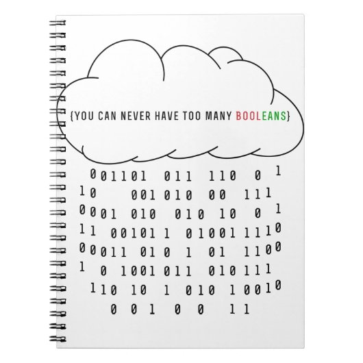 You can never have too many booleans! (Updated) Notitieboek (Voorkant)