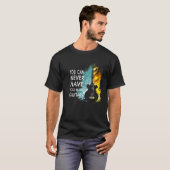 You Can Never Have Too Many Guitars Music Text Id T-shirt (Voorkant volledig)