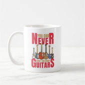 You Can Never Have Too Many Guitars, Musician Gift Koffiemok (Links)