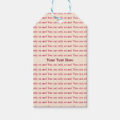 You Can Rely on Me Minimal Pattern & Quote Design Cadeaulabel (Voorkant)