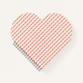 You Can Rely on Me Minimal Pattern & Quote Design Notitieboek