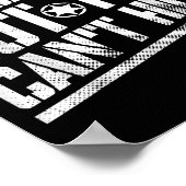 You Can Run But You Can't Hide Bounty Hunter  Poster (Hoek)