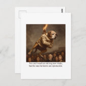 You can’t teach an old dog new tricks briefkaart (Voorkant / Achterkant)