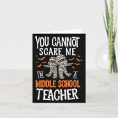 You Cannot E Me I'm A Middle School Teacher Hallow Kaart (Voorkant)
