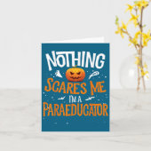 You Cannot E Me I'm A Paraeducator Halloween Para  Kaart (Gele Bloem)