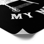 You Can't Beat My Meat Bbq Grilling Chef Funny Gri Poster (Hoek)