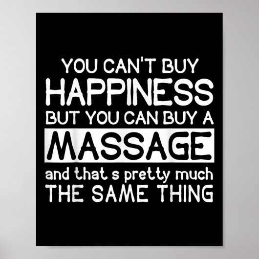 You Can't Buy Hapness But You Can Buy A Mage Funny Poster (Voorkant)