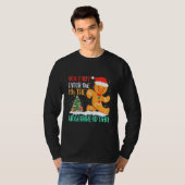 You Can't Catch Me I'm The Gingerbread Man Xmas Pa T-shirt (Voorkant volledig)