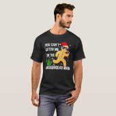 You Can't Catch Me I'm The Gingerbread Man Xmas Pa T-shirt (Voorkant volledig)