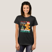 You Can't Catch Me I'm The Gingerbread Man Xmas Pa T-shirt (Voorkant volledig)