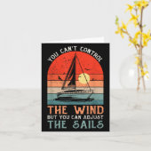 You Can't Control The Wind But You Can Adjust The  Kaart (Gele Bloem)