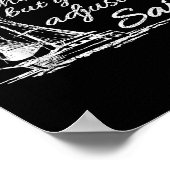 You Can't Control The Wind But You Can Adjust The  Poster (Hoek)