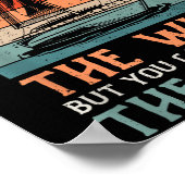 You Can't Control The Wind But You Can Adjust The  Poster (Hoek)