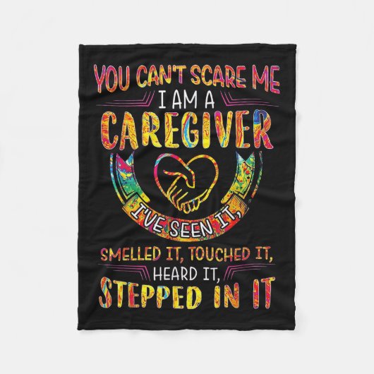 You Can't E Me I Am A Caregiver  Fleece Deken (Voorkant)