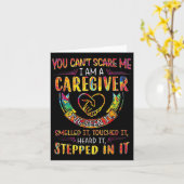 You Can't E Me I Am A Caregiver  Kaart (Gele Bloem)