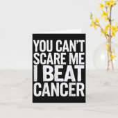 You Can't E Me I Beat Cancer  Kaart (Gele Bloem)