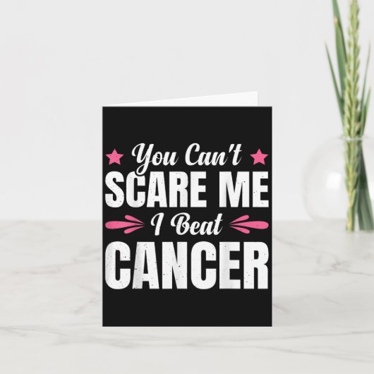 You Can't E Me I Beat Cancer  Kaart (Voorkant)