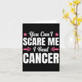 You Can't E Me I Beat Cancer  Kaart (Gele Bloem)