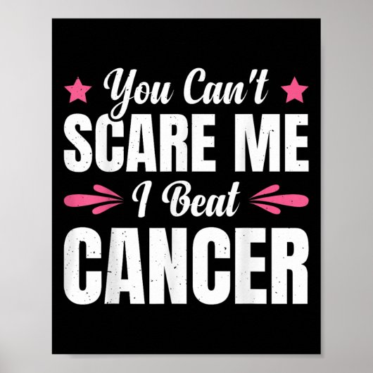 You Can't E Me I Beat Cancer  Poster (Voorkant)