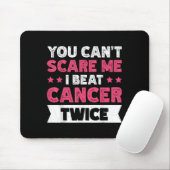 You Can't E Me I Beat Cancer Twice  Muismat (Met muis)