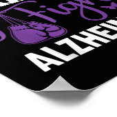 You Can't E Me I Fight Heimer's - Dementia Awarene Poster (Hoek)