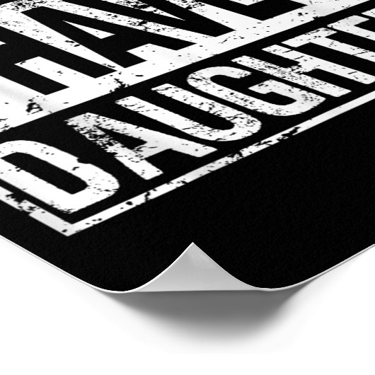 You Can't E Me I Have 5 Daughters  Poster (Hoek)