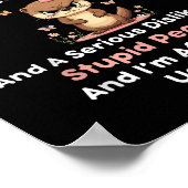 You Can't E Me I Have A Crazy Daughter She Has Ang Poster (Hoek)