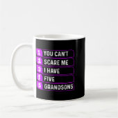 You Can't E Me I Have Five Grandsons Funny Grandma Koffiemok (Links)