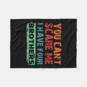 You Can't E Me I Have Four Brothers  Fleece Deken (Voorkant (Horizontaal))