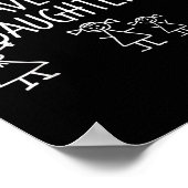 You Can't E Me I Have Four Daughters Father Fun Poster (Hoek)