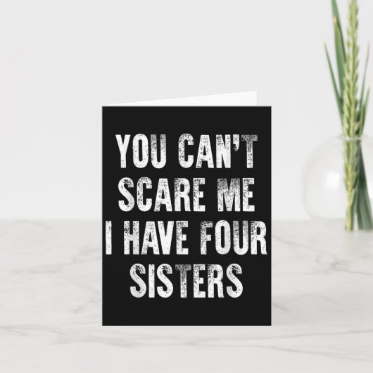 You Can't E Me I Have Four Sisters  Kaart (Voorkant)