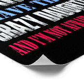 You Can't E Me I Have Three Crazy Daughters  Poster (Hoek)