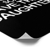 You Can't E Me I Have Three Daughters Shirt Father Poster (Hoek)