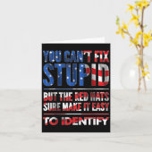 You Can't Fix Stud But The Hats Sure Make It Easy  Kaart (Gele Bloem)