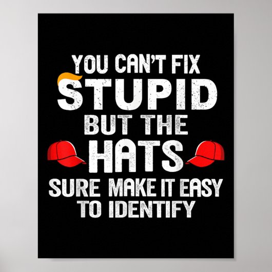 You Can't Fix Stud But The Hats Sure Make It Easy  Poster (Voorkant)