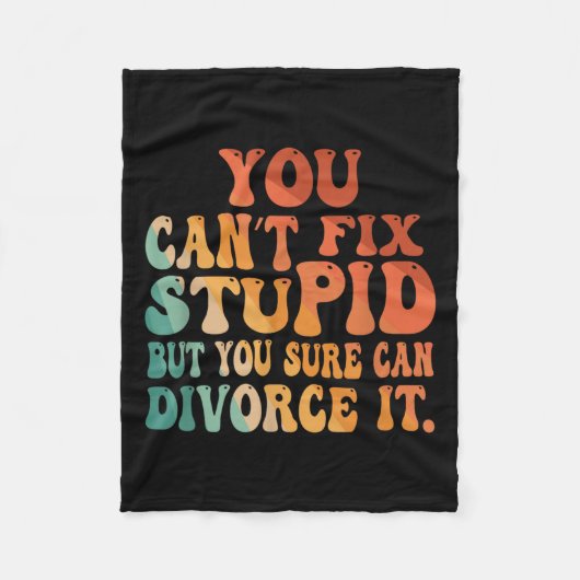 You Can't Fix Stud But You Sure Can Divorce It Div Fleece Deken (Voorkant)