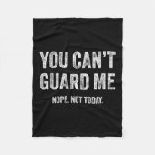 You Can't Guard Me Fleece Deken (Voorkant)