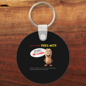 You Can't Handle Deez Nuts, Funny , Peanut Allergy Sleutelhanger (Voorkant)