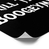 You Can't Kill The Boogeyman Halloween Poster (Hoek)