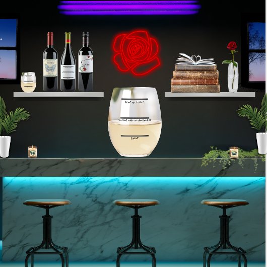 "You Can't Make Me Dwell On That" is het vervolg o Wijnglas Zonder Voet