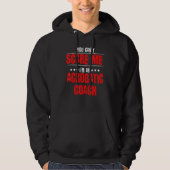 You Can't Scare Me Acrobatics Acrobat Gymnast Gymn Hoodie (Voorkant)