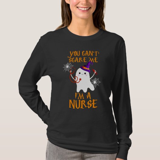 You Cant Scare Me Im A Nurse Halloween Essential T-shirt (Voorkant)