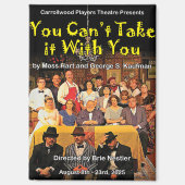 You Can't Take it With You Poster Magnet (Voorkant)