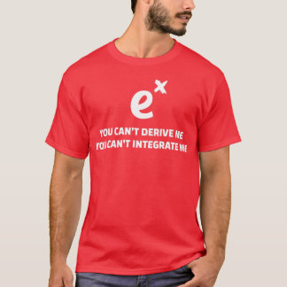 You Canx27t Derive Integrate ME Funny Math Quotes  T-shirt