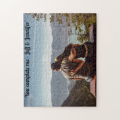 "You Complete Me" Aangepaste foto Legpuzzel (Verticaal)