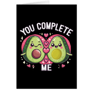 You Complete Me - Schattige Avocado-koppel