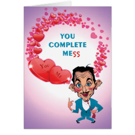 You Complete Me(ss) humoristische Valentijn kaart