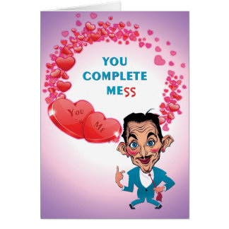 You Complete Me(ss) humoristische Valentijn kaart