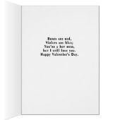 You Complete Me(ss) humoristische Valentijn kaart (Binnen (Rechts))